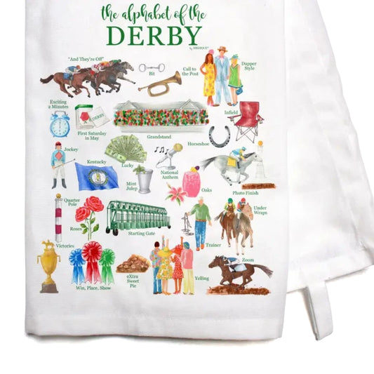 Dishique Derby Alphabet Bar Towel