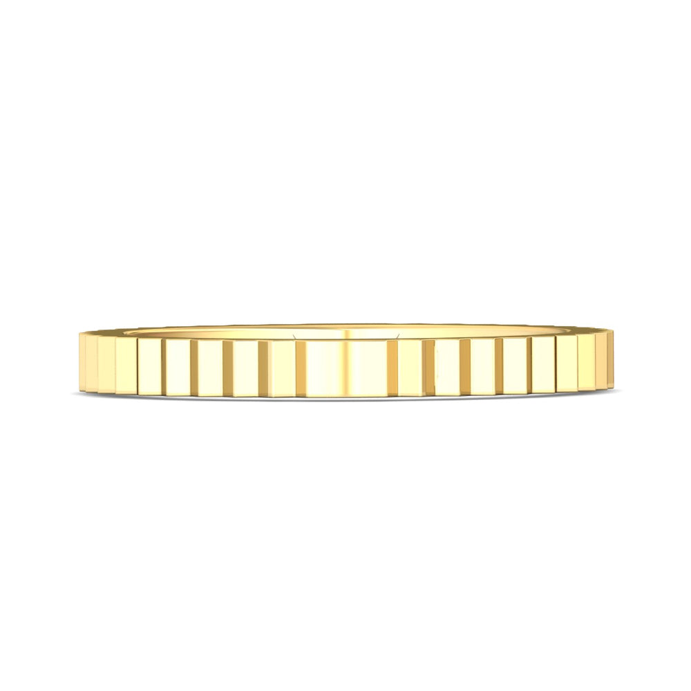 Martin Flyer 14k Gold Ridged Band