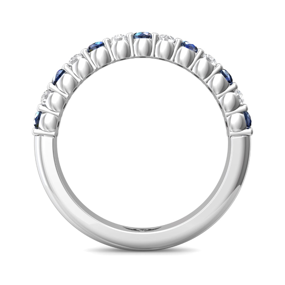 Martin Flyer 14k Sapphire and Diamond Band