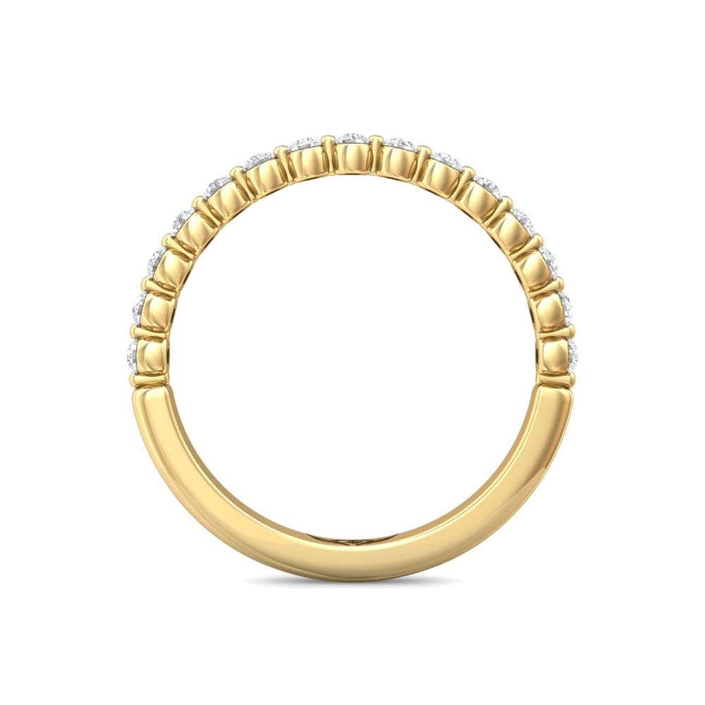 Martin Flyer 14k Single Prong Diamond Wedding Band