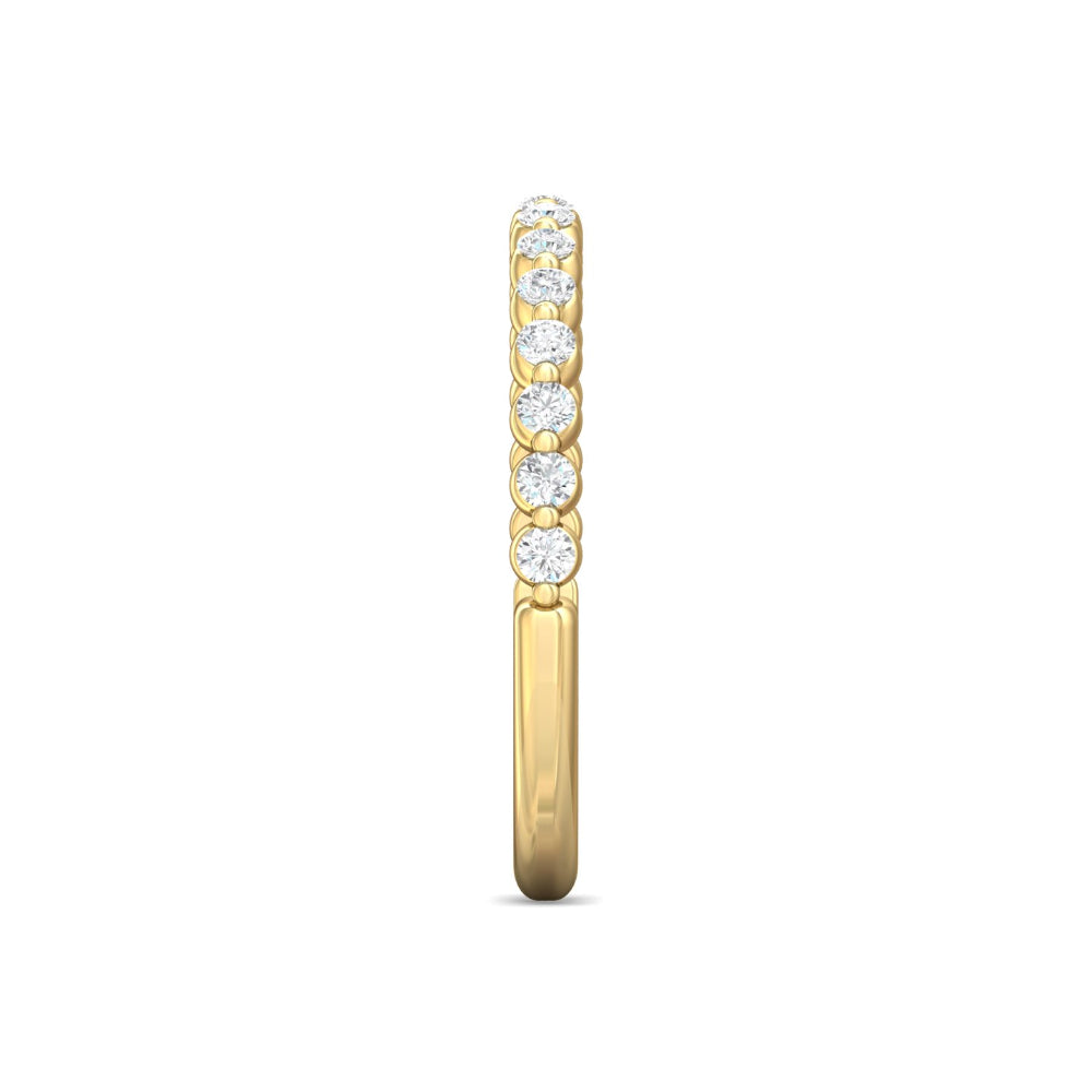 Martin Flyer 14k Single Prong Diamond Wedding Band