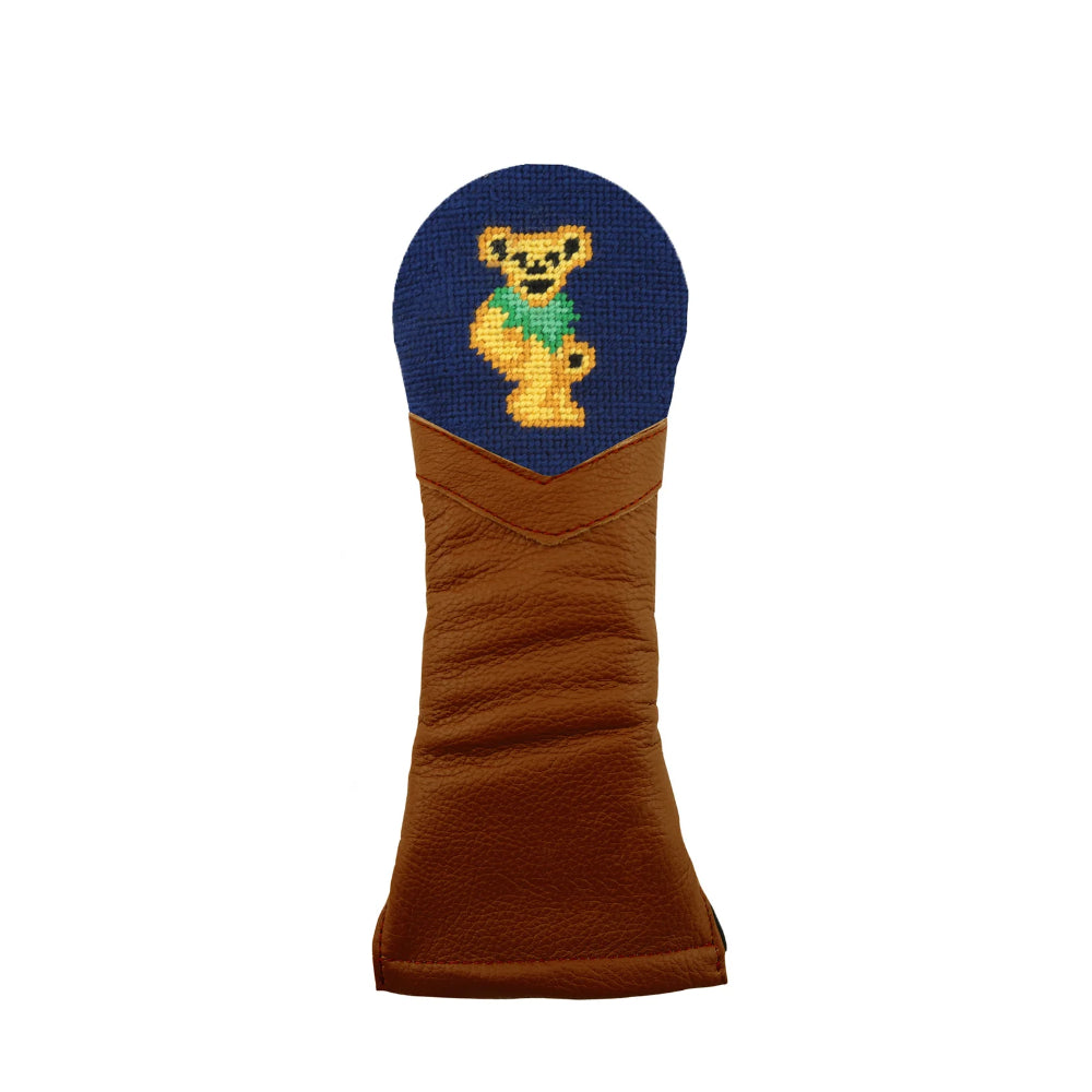 Smathers & Branson Dark Navy Chestnut Leather Hybrid Head Cover