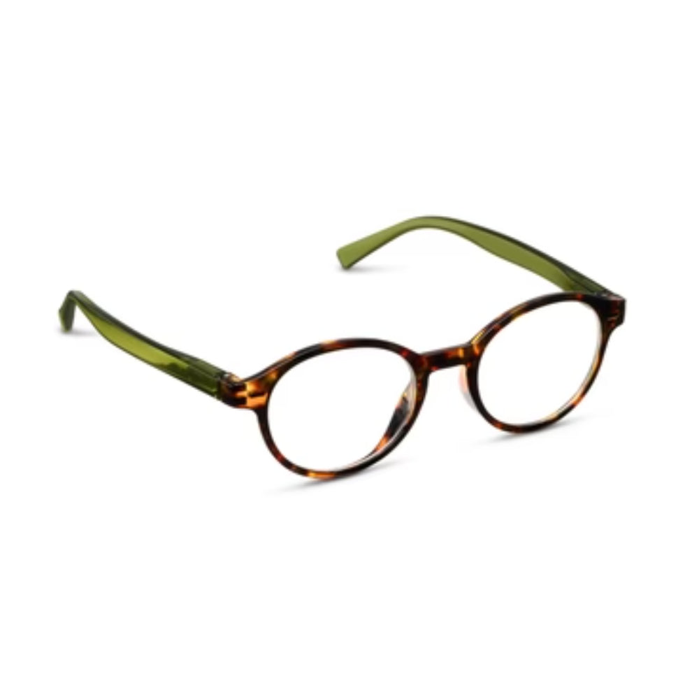 Peepers by PeeperSpecs Dawson - Tortoise/Green Reading Glasses