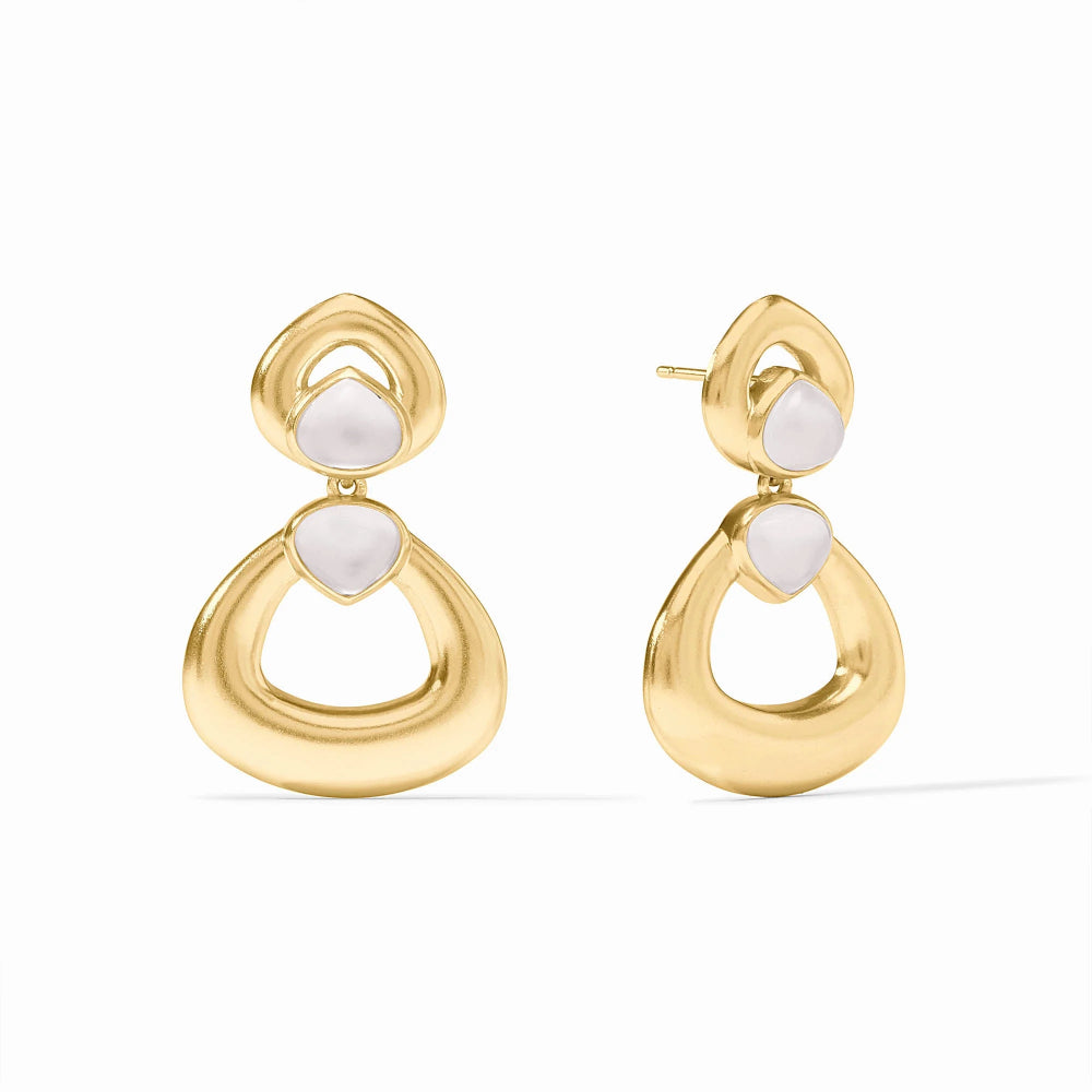 Julie Vos Gold Dolce Statement Earrings