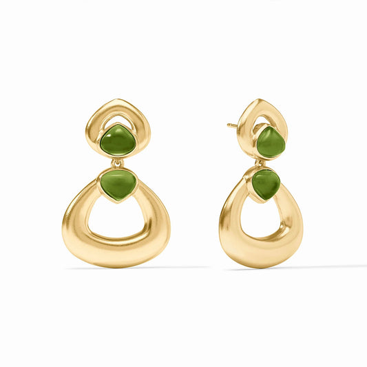 Julie Vos Gold Dolce Statement Earrings