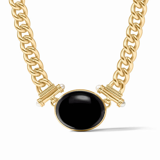 Julie Vos Dolce Statement Necklace - Obsidian Black