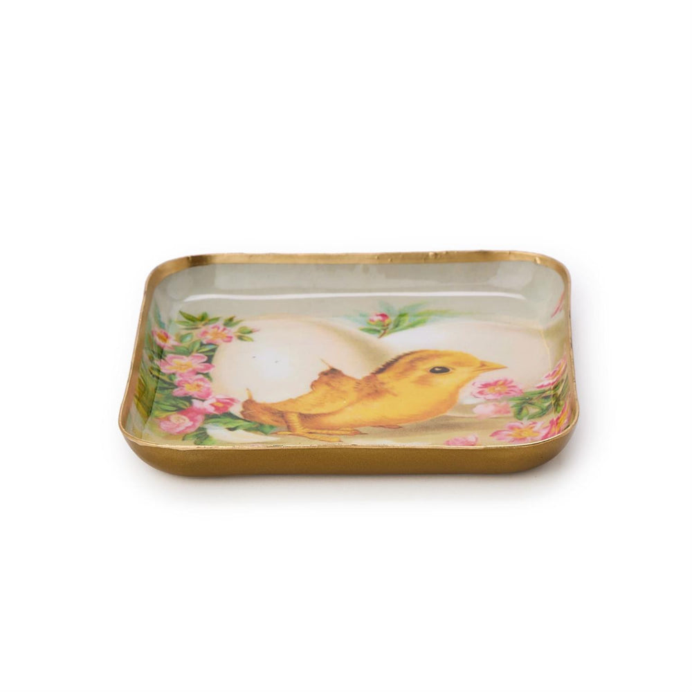 Two's Company Easter Decorative Metal Trays