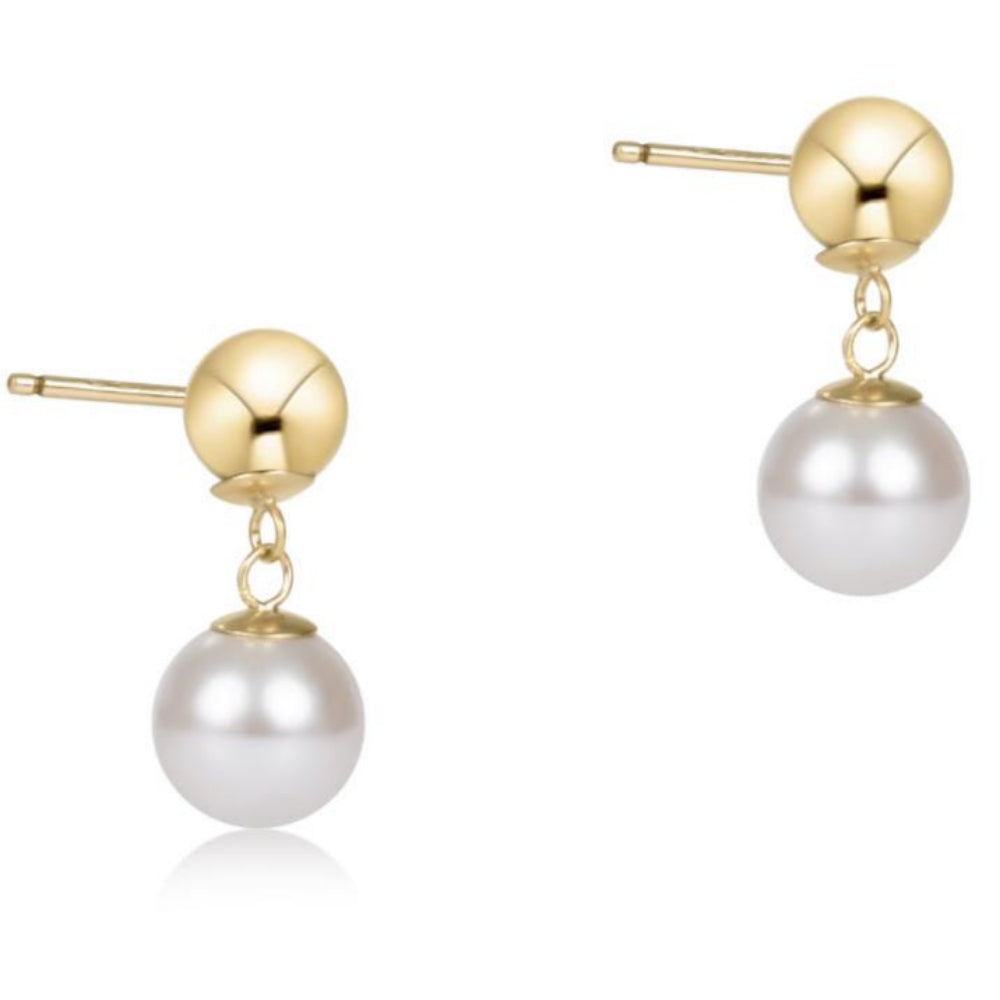 enewton Classic 10mm Ball Drop Stud - Pearl