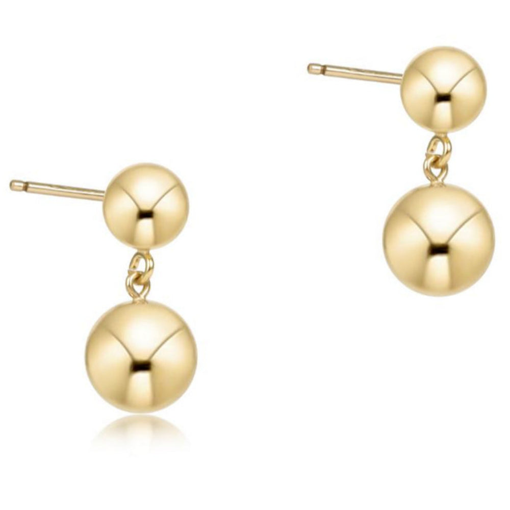enewton Classic 8mm Ball Drop Stud - Gold