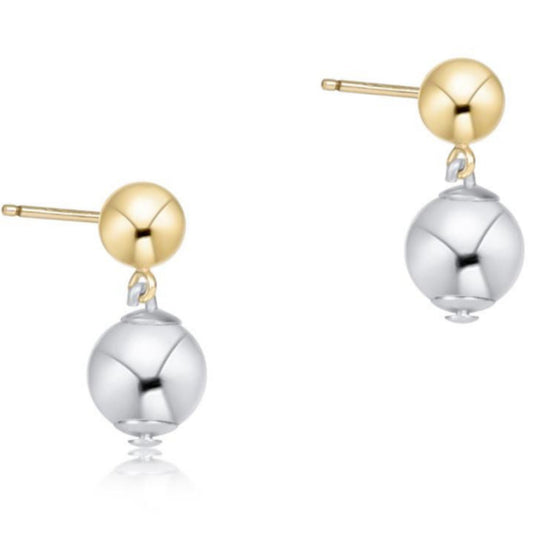 enewton Classic 8mm Ball Drop Stud - Mixed Metal