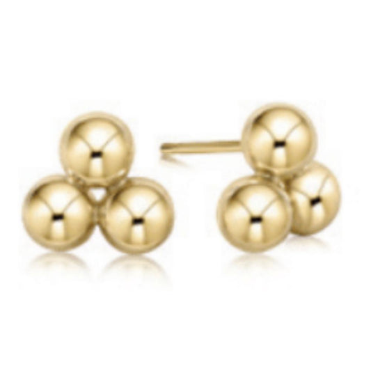 enewton Classic Cluster Stud - 6mm Gold