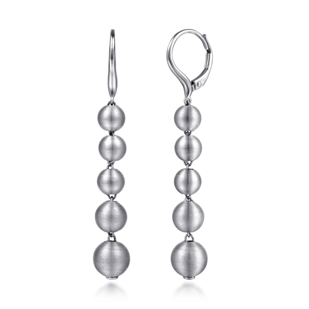  Four Brush Beads Drop earrings 