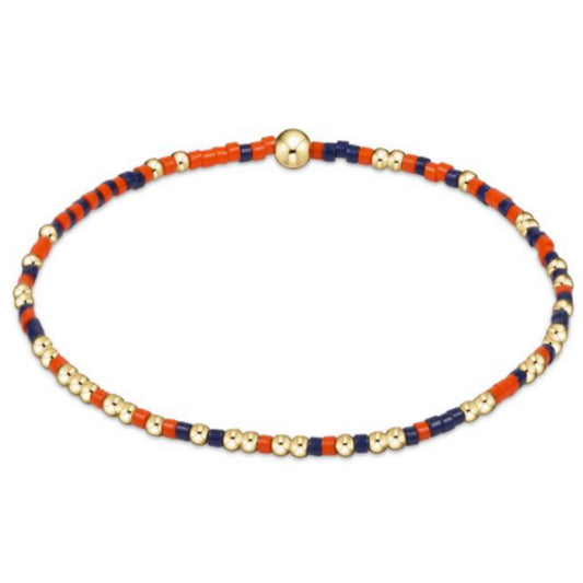 enewton 6.25" Gameday Hope Unwritten Bracelet - Bright Orange-Matte Navy