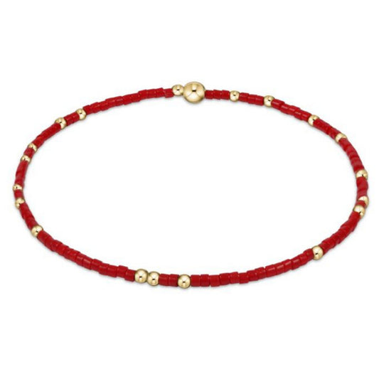 enewton 6.25" Gameday Hope Unwritten Bracelet - Bright Red