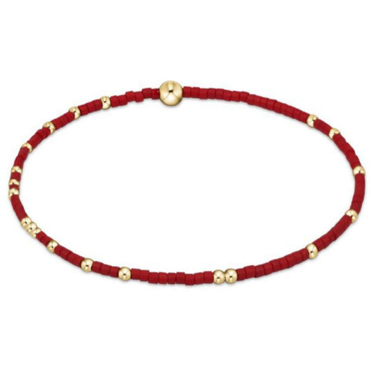 enewton 6.25" Gameday Hope Unwritten Bracelet - Crimson