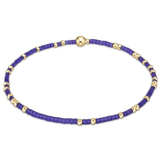 enewton 6.25" Gameday Hope Unwritten Bracelet - Deep Purple