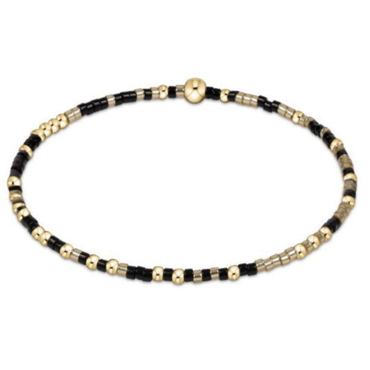 enewton 6.25" Gameday Hope Unwritten Bracelet - Gold Luster-Onyx