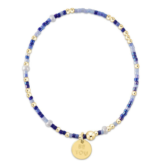 enewton 5.5" egirl Hope Unwritten Bracelet - be you. Small Gold Disc -  Is A Smurf's Butt Blue?