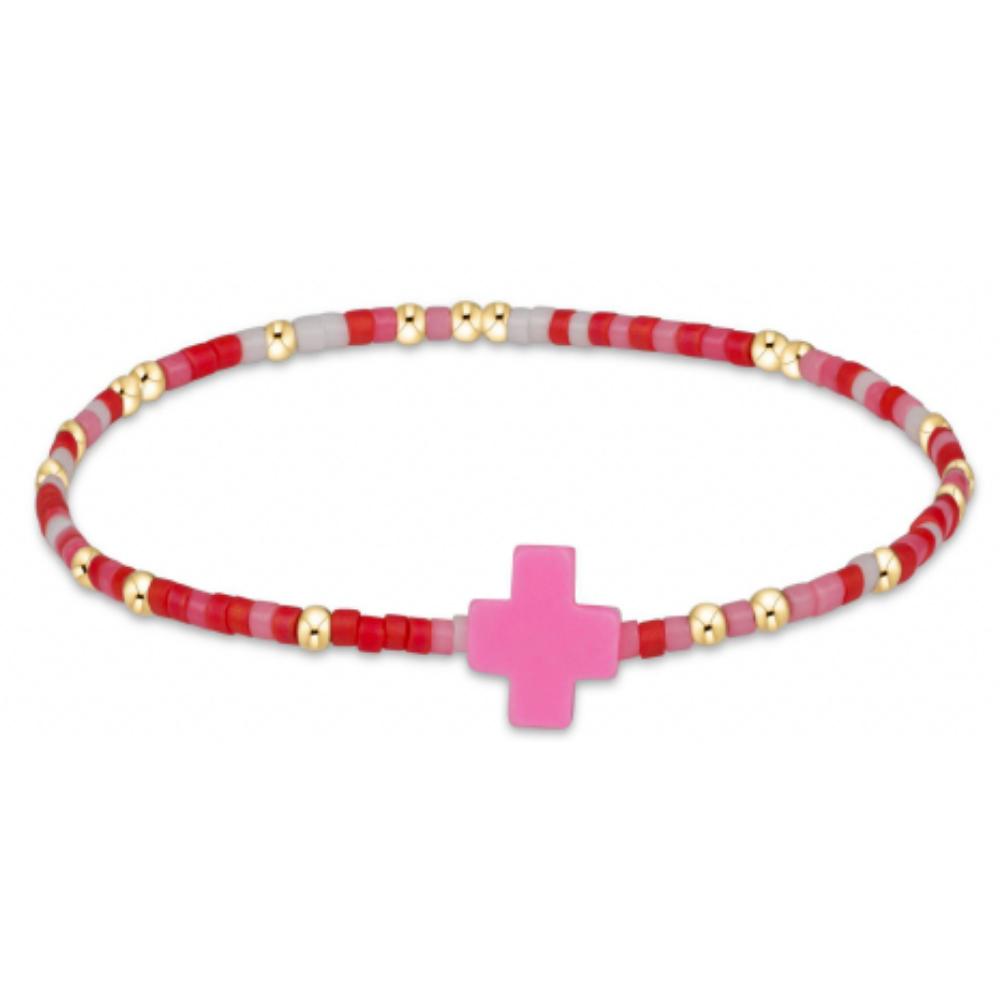 enewton 5.5" egirl Hope Unwritten Signature Cross Bracelet - Kind Of A Pig Deal