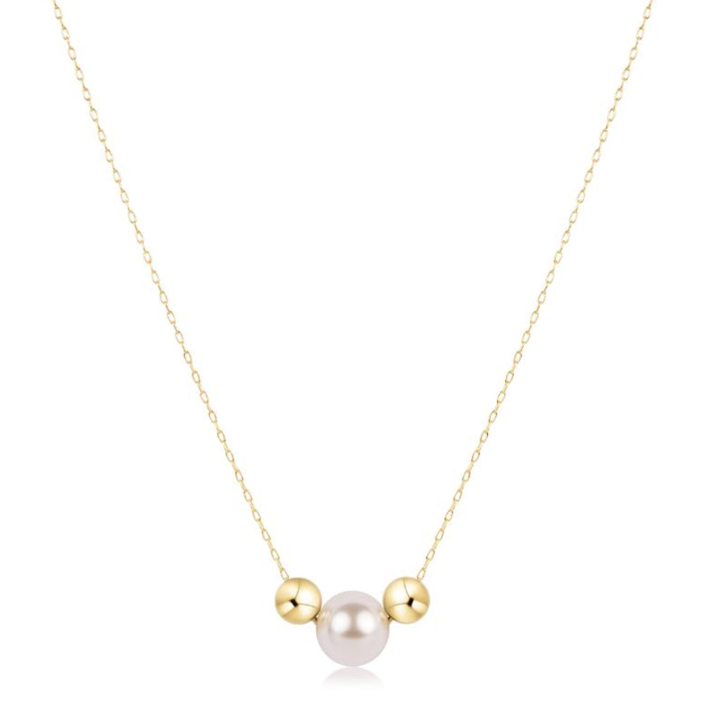 enewton egirl 14" Necklace Gold -  Purpose Pearl