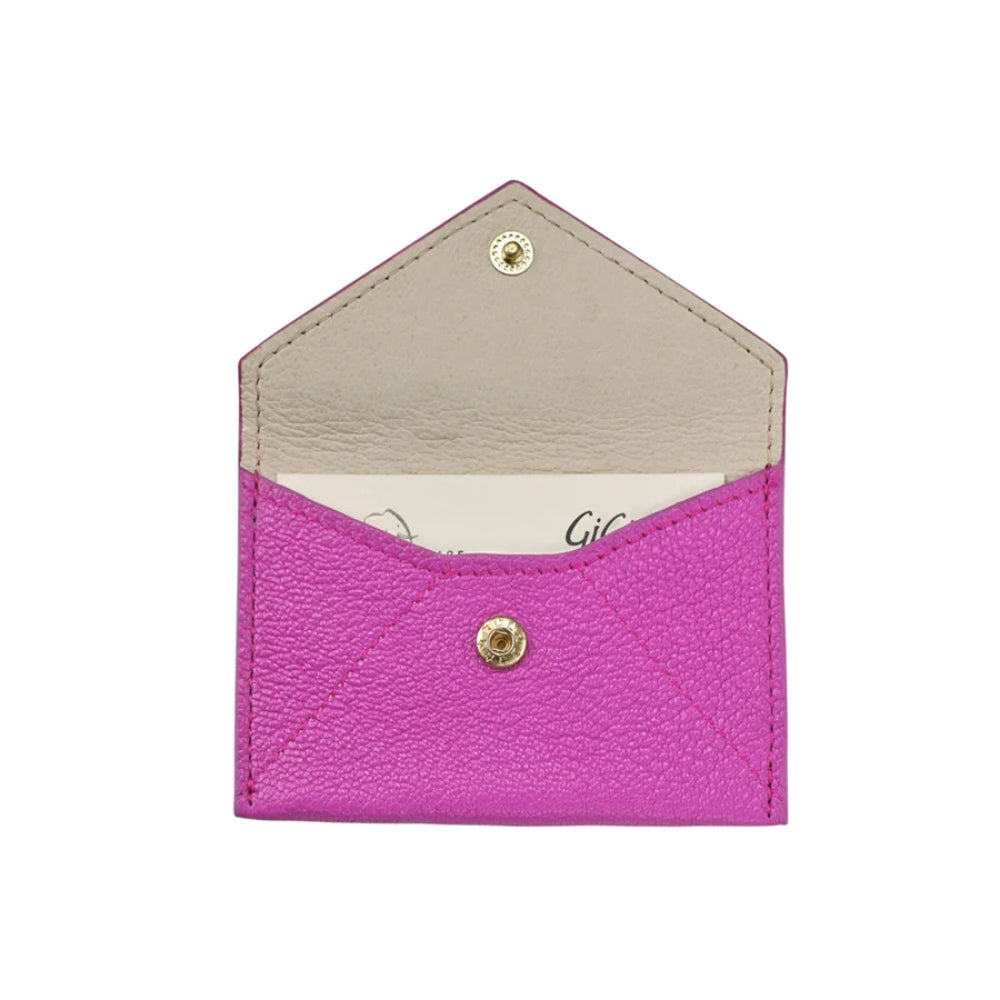 Goatskin Leather Mini Envelope