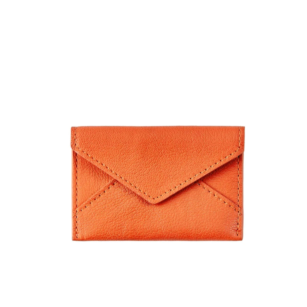 Goatskin Leather Mini Envelope