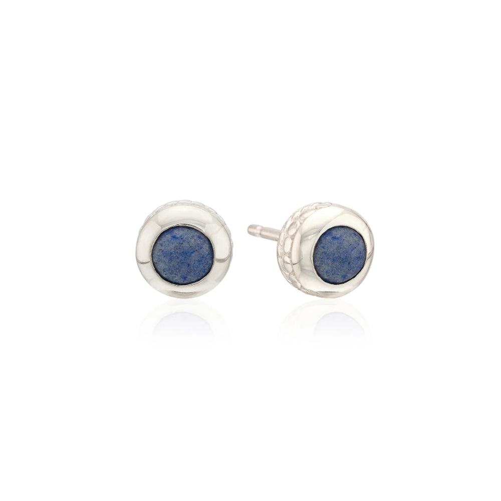 Anna Beck Dumortierite Stud Earrings