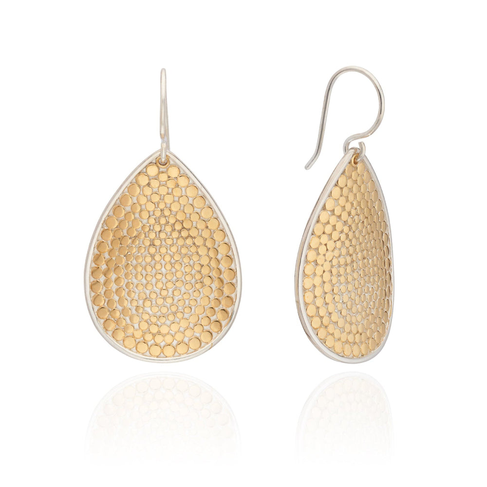Anna Beck Classic Archive Large Drop Earrings - Two-Tone