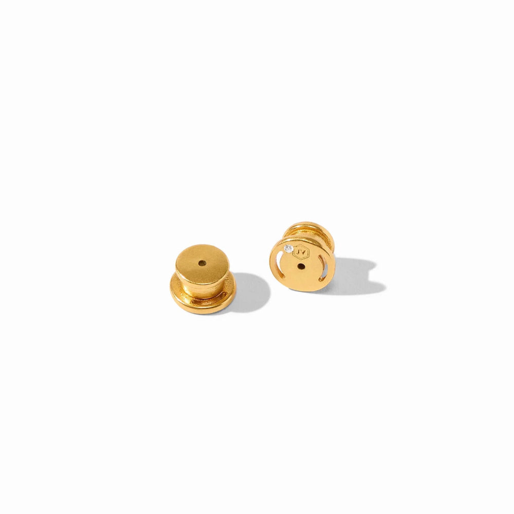 Julie Vos Gold Sahara Demi Doorknocker Earrings 2