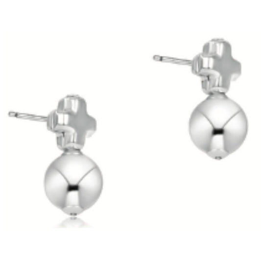 enewton Signature Cross Sterling Stud - Classic Sterling