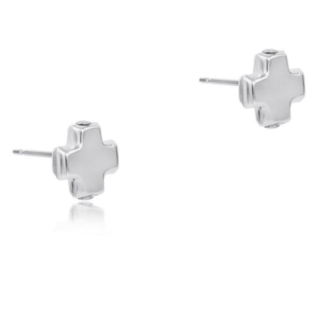 enewton Signature Cross Sterling Stud - Sterling