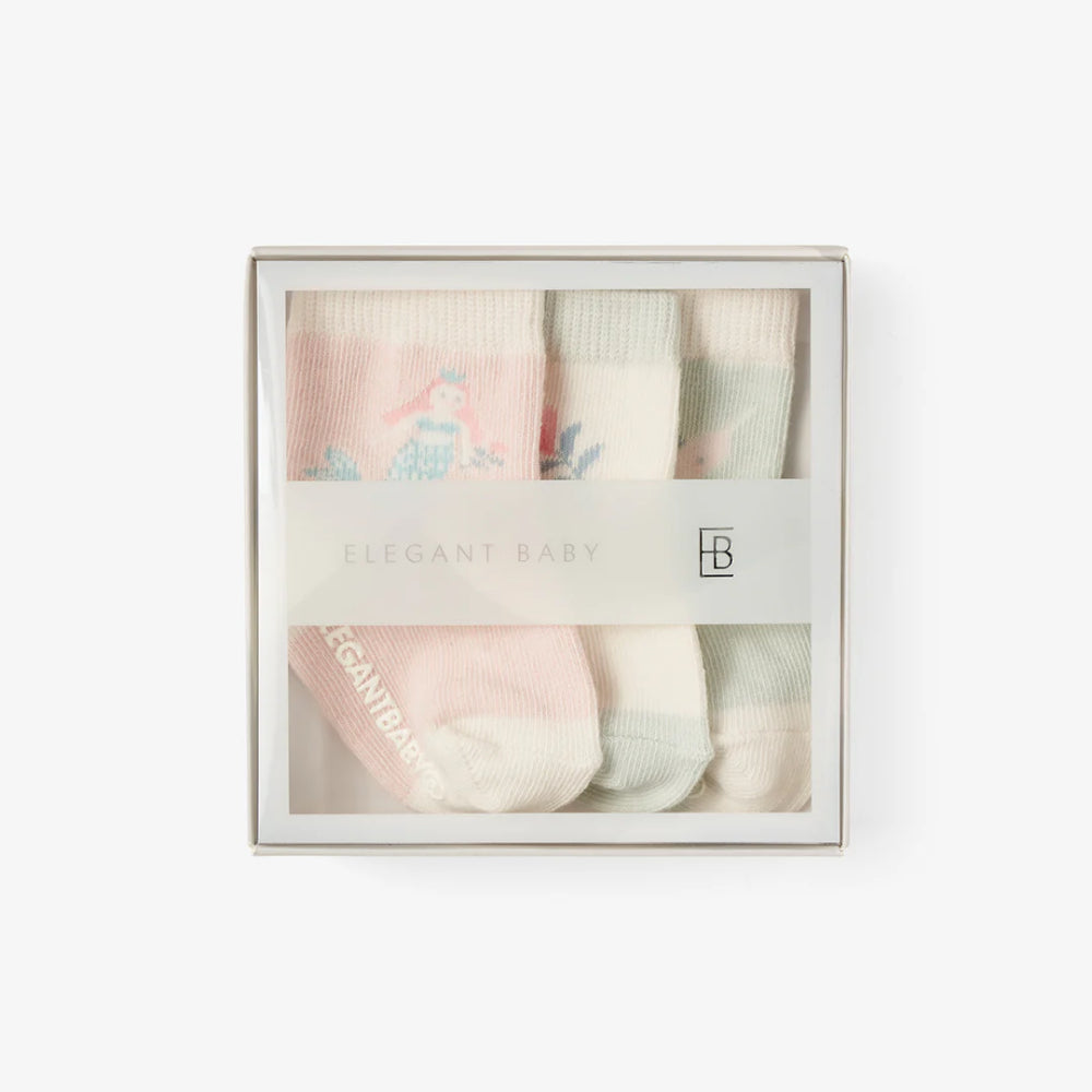 Elegant Baby Sea Magic Non Slip Socks 3pk