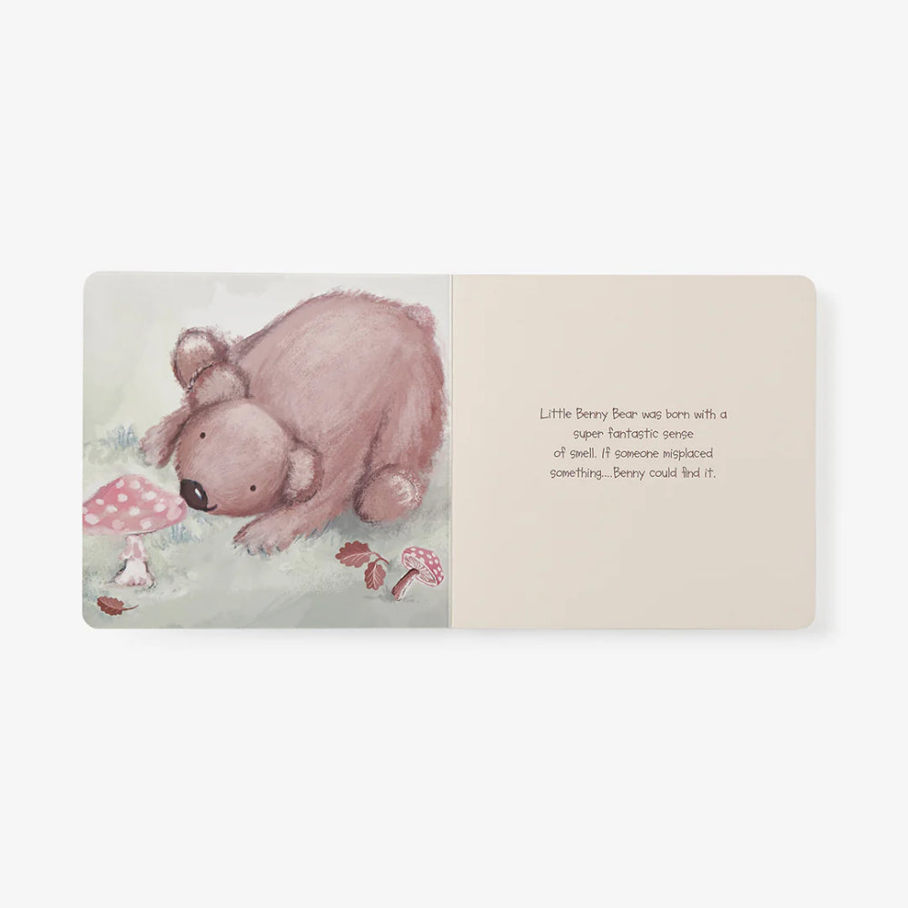 Elegant Baby Benny Bear Board Book