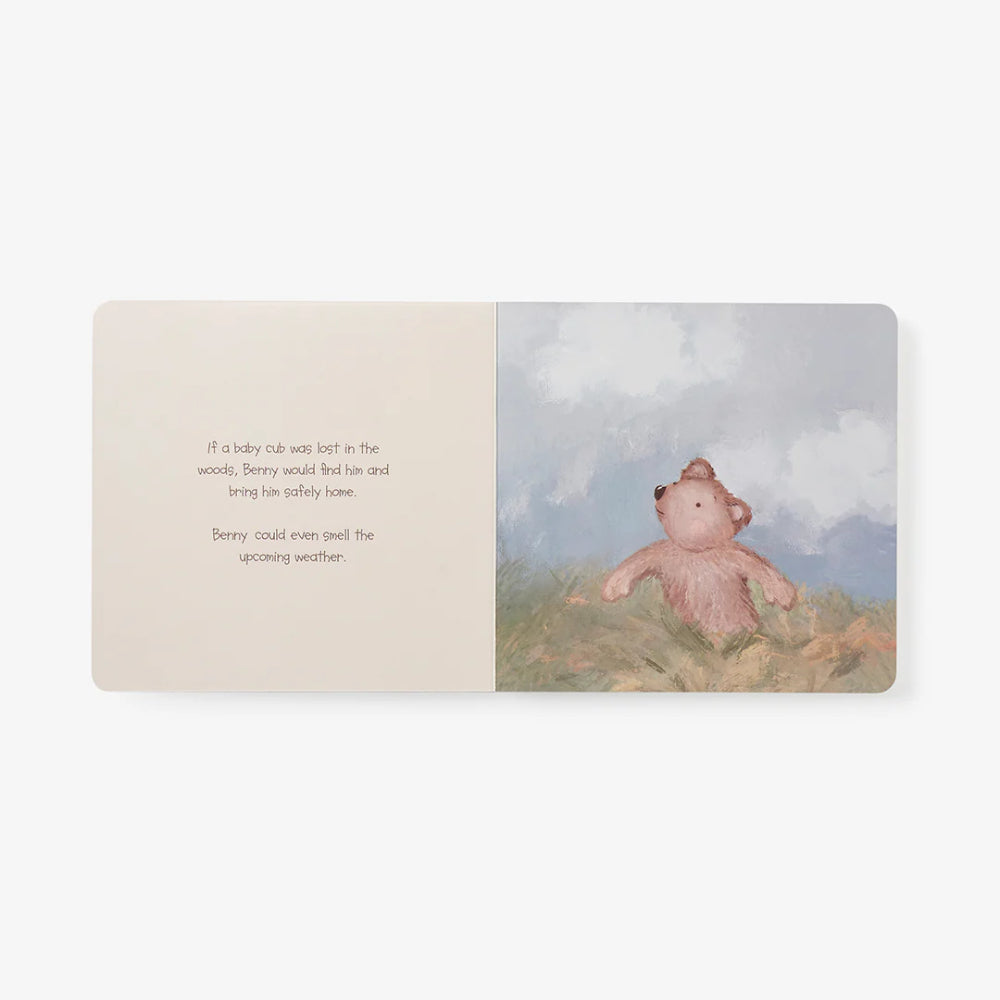 Elegant Baby Benny Bear Board Book