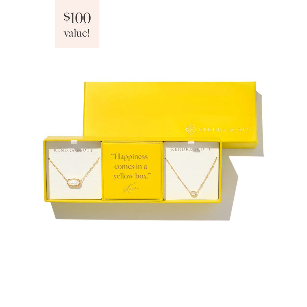 Kendra Scott Elisa Necklace Gift Set - Ivory Mother of Pearl