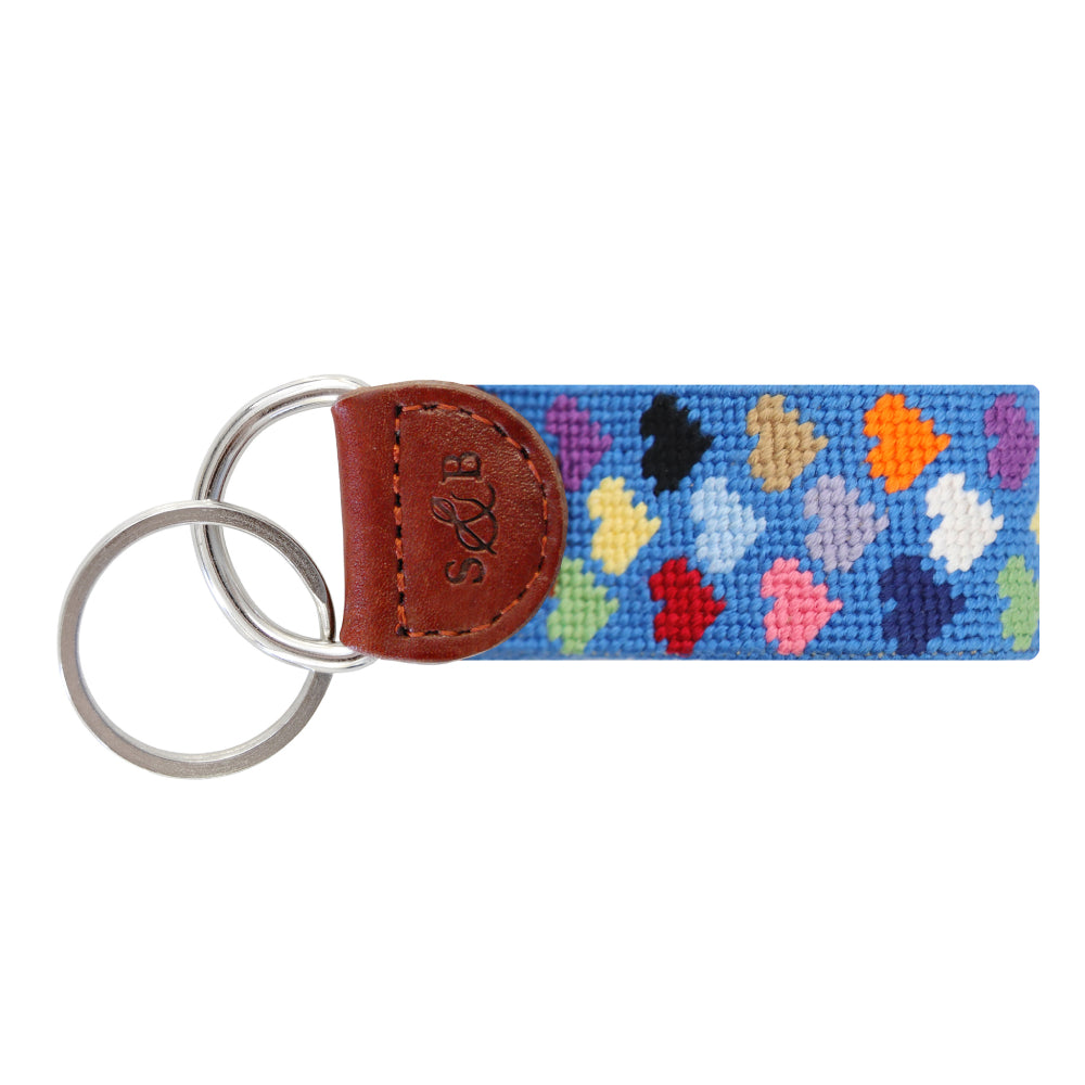 Smathers & Branson In My Heart Era Key Fob - Cornflower