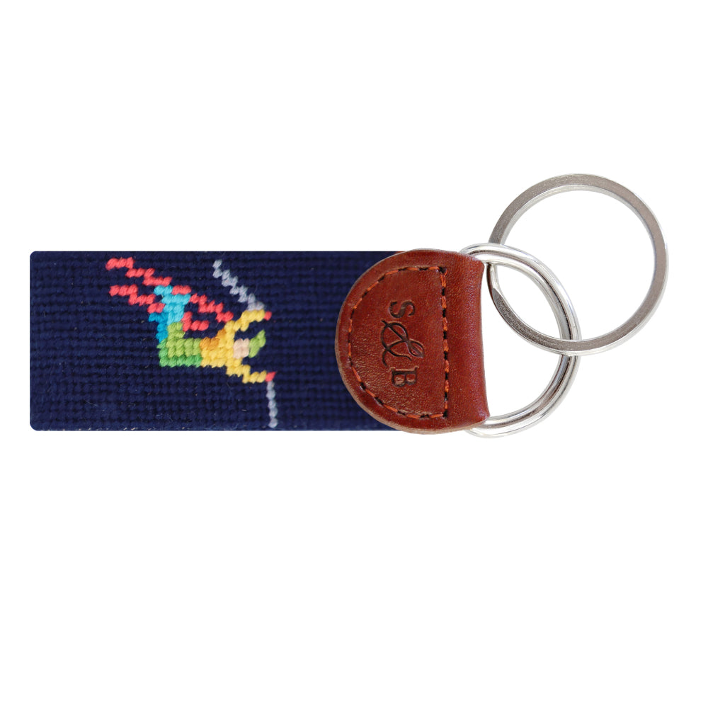 Smathers & Branson Ski Tricks Key Fob - Dark Navy