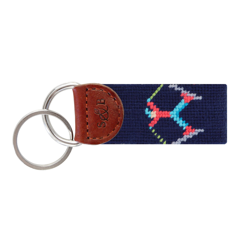 Smathers & Branson Ski Tricks Key Fob - Dark Navy