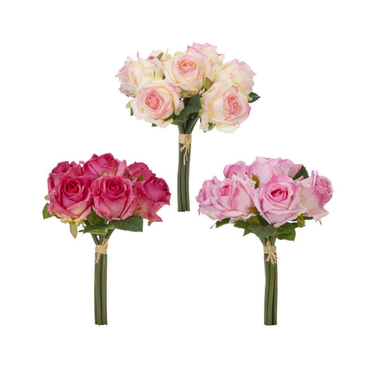 Raz Imports 12" Real Touch Rose Bundle