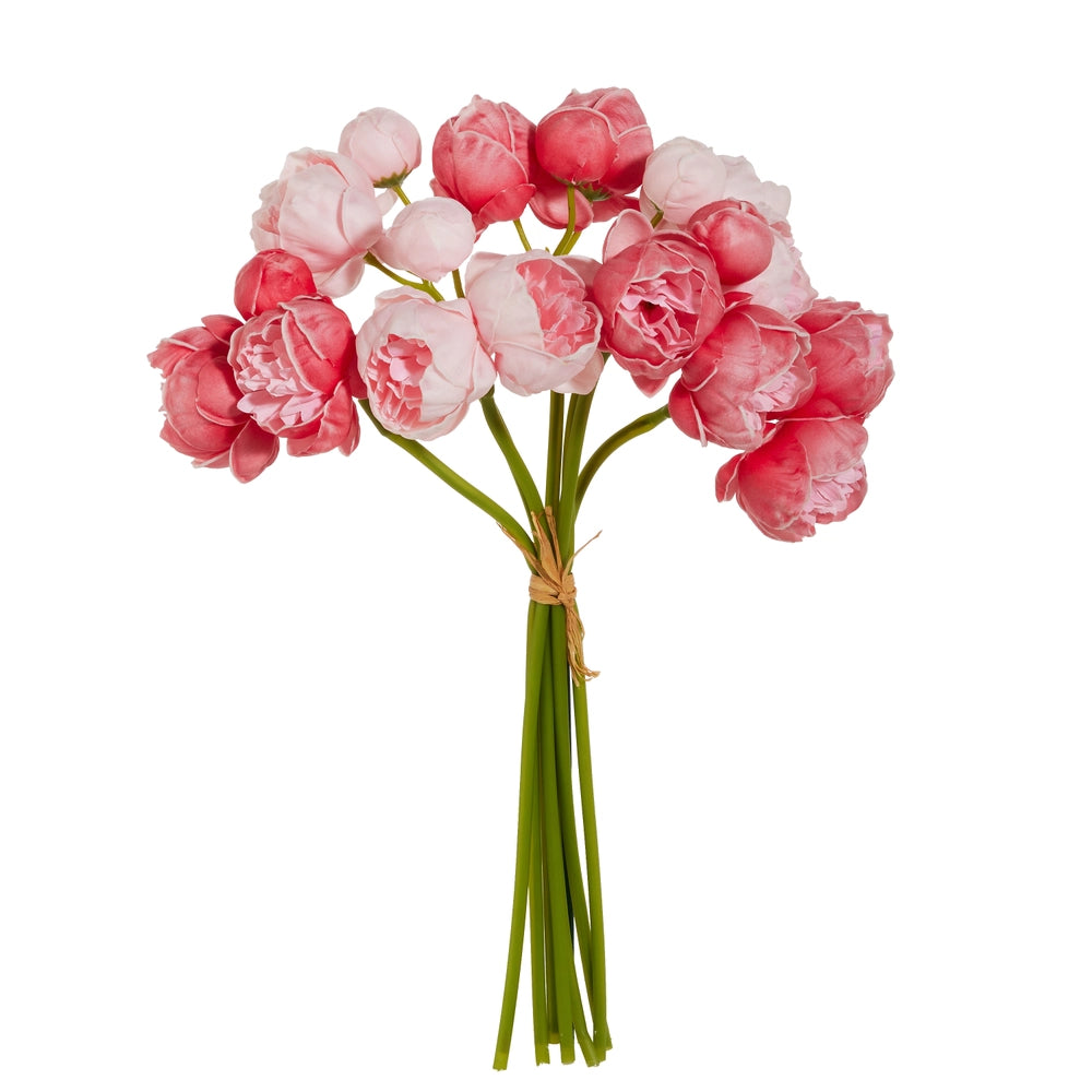 Raz Imports 14" Real Touch Peony Bundle