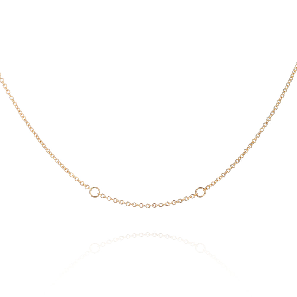 Dee Berkley 2 Gemstone Preset Chain 16/18"