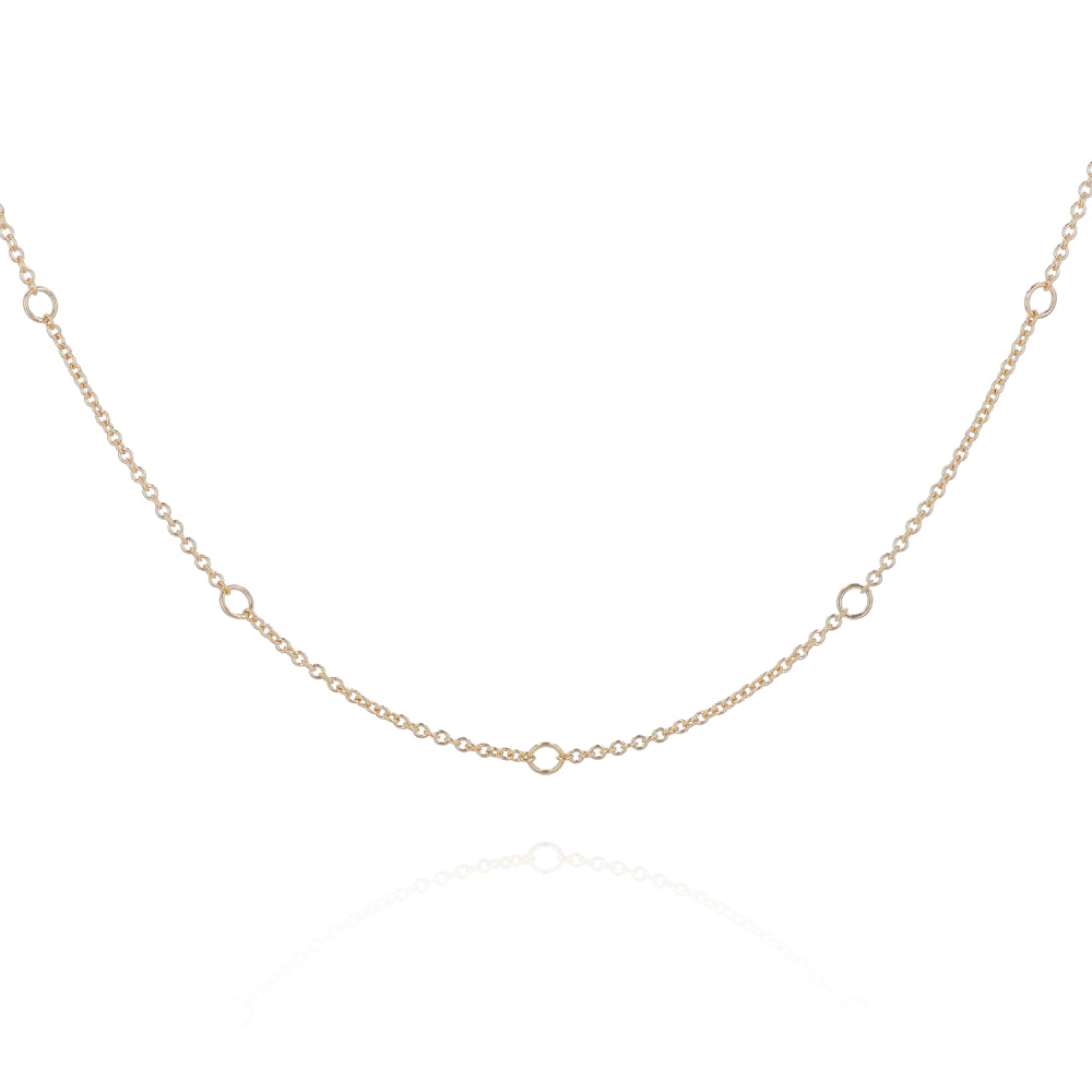 Dee Berkley 5 Gemstone Preset Chain 16/18"