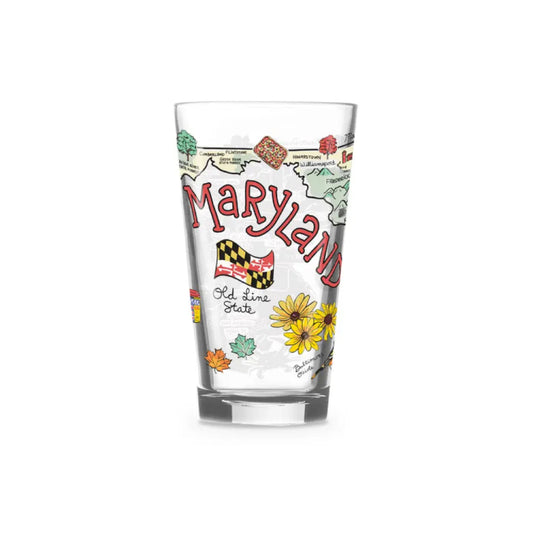 Fishkiss Maryland Glass-16oz