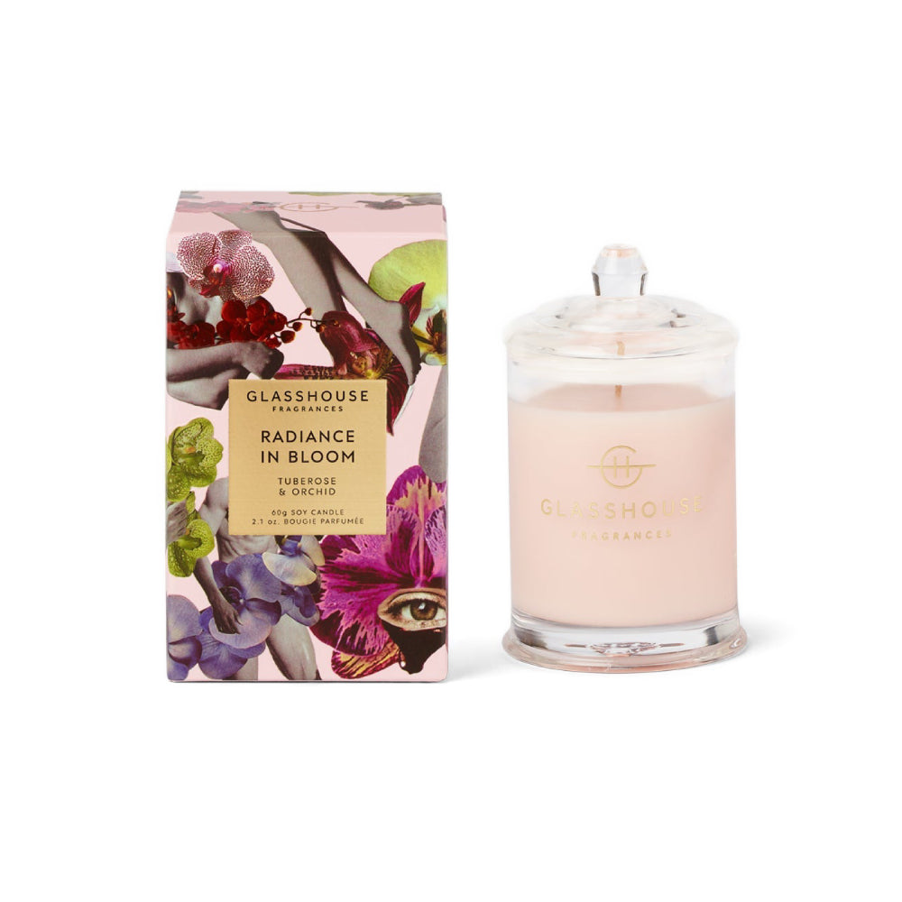 Glasshouse Fragrances 2.1 oz Mother's Day Candle-Radiance In Bloom