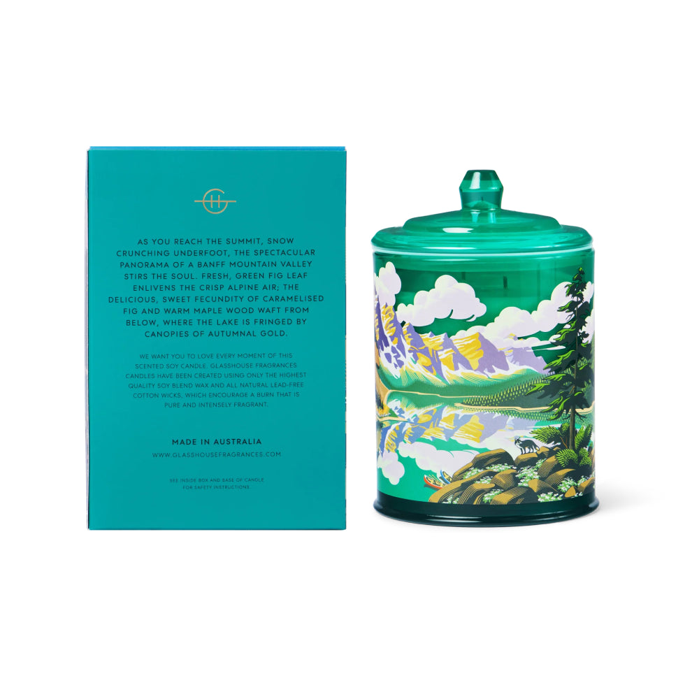Glasshouse Fragrances 13.4 Oz. Candle - Breathtaking Banff
