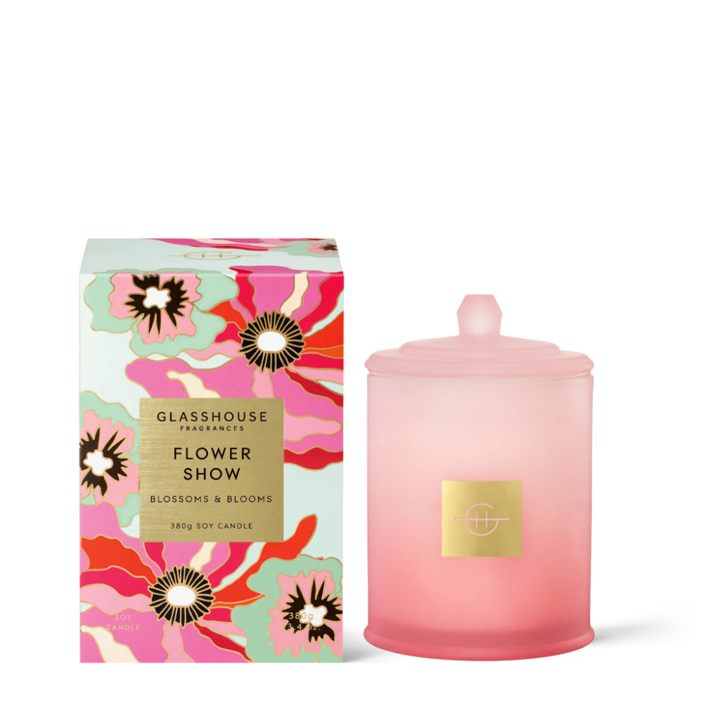 Glasshouse Fragrances 13.4 Oz. Candle - Flower Show