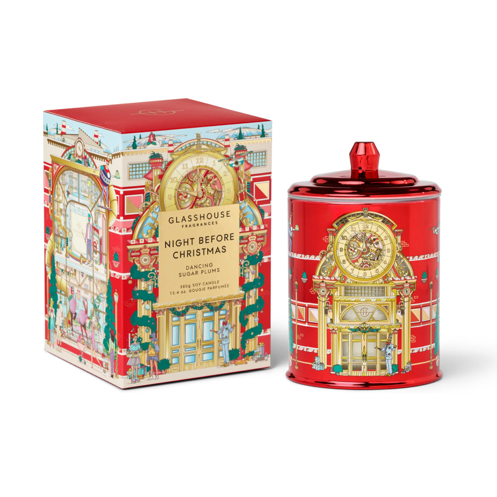 Glasshouse Fragrances 13.4 Oz. Christmas Candle - Night Before Christmas