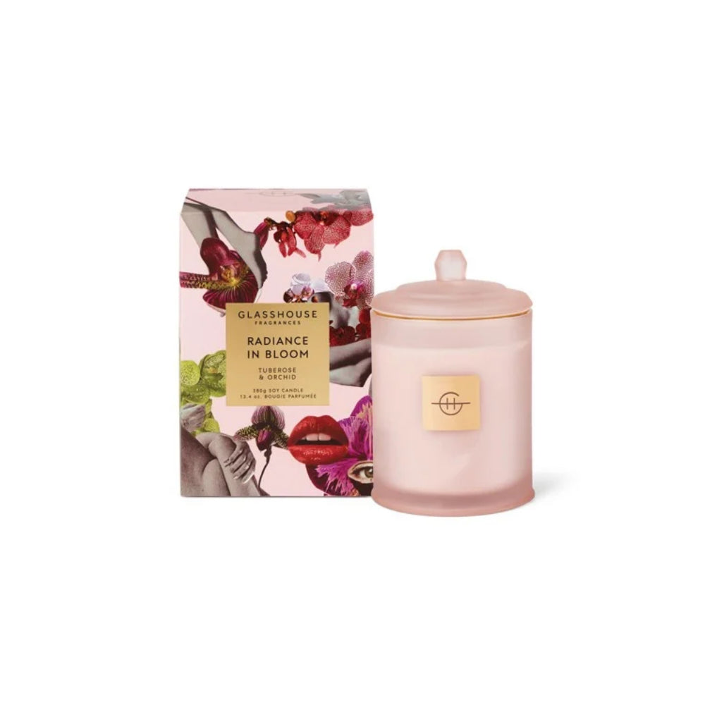 Glasshouse Fragrances 13.4 Oz. Mother's Day Candle- Radiance In Bloom