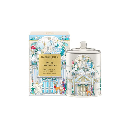 Glasshouse Fragrances 13.4 Oz. Christmas Candle - White Christmas