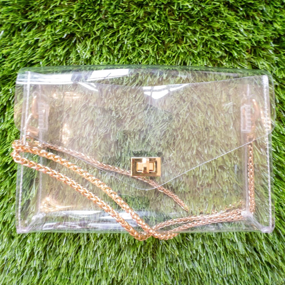 Carrying Kind Fan Girl Classic Bag + Statement Gold Chain Bundle